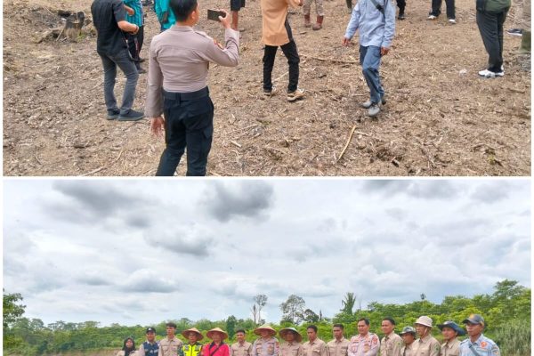 Dorong Ketahanan Pangan, Polres PALI Tanam Jagung di Desa Tanjung Dalam