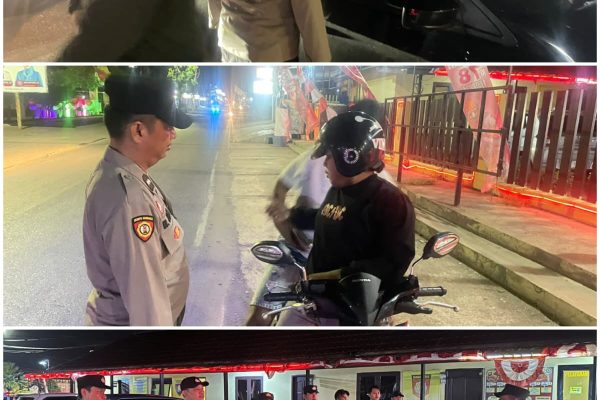 Polsek Talang Ubi Gelar KRYD, Cegah Gangguan Kamtibmas dan Tegakkan Disiplin Berlalu Lintas