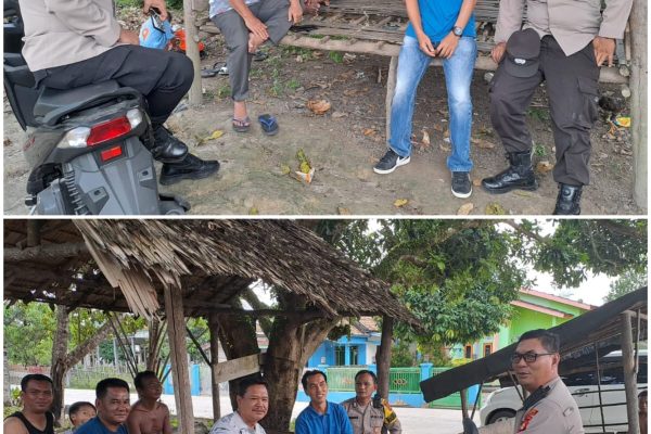Polsek Penukal Utara Intensifkan Patroli Sambang, Cegah Isu Provokatif di Masyarakat