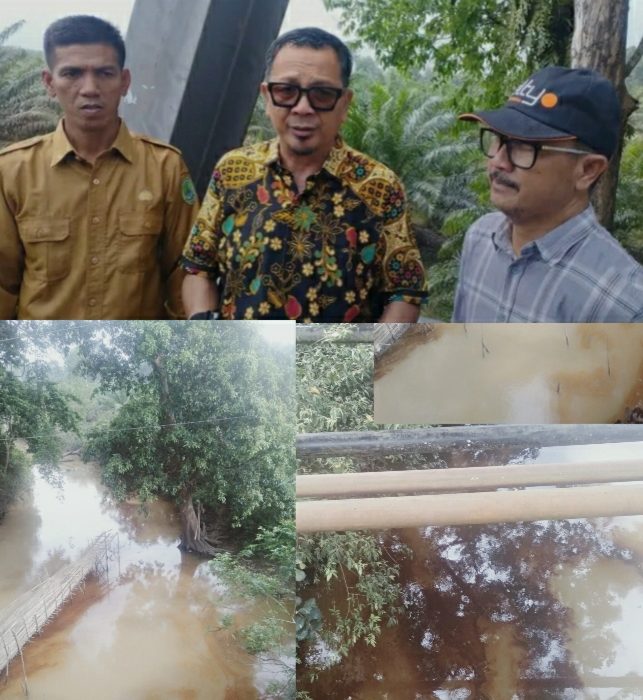 Ketua DPRD Kabupaten PALI  H. Ubaidillah, SH Meminta PT Medco E&P Pemulihan Lingkungan Paska Pembersihan Limba Minyak