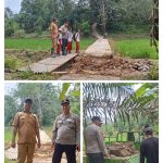 Polsek Talang Ubi dan Pemdes Benakat Minyak Dorong Swadaya Masyarakat Demi Membangun Desa